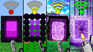 nether portals with different Wi-Fi in Minecraft