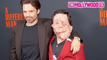 Adam Pearson & Sebastian Stan Hit The Red Carpet At 