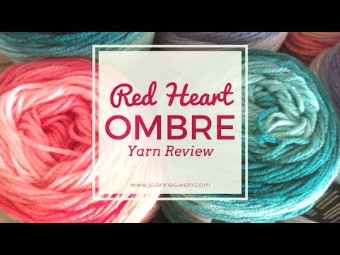 Red Heart Super Saver Ombre Yarn Review 