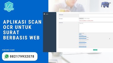 Source Code Aplikasi SCAN OCR Untuk Pengarsipan Surat Berbasis Web Php