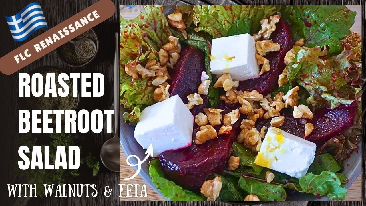 Roasted Beetroot Salad With Orange Vinaigrette