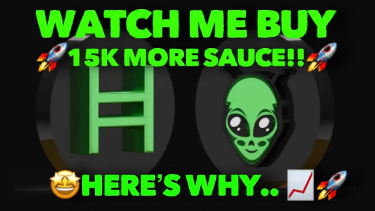 Buying 15,000 more saucerswap 🚀to eventually stake it with hbar 📈😈