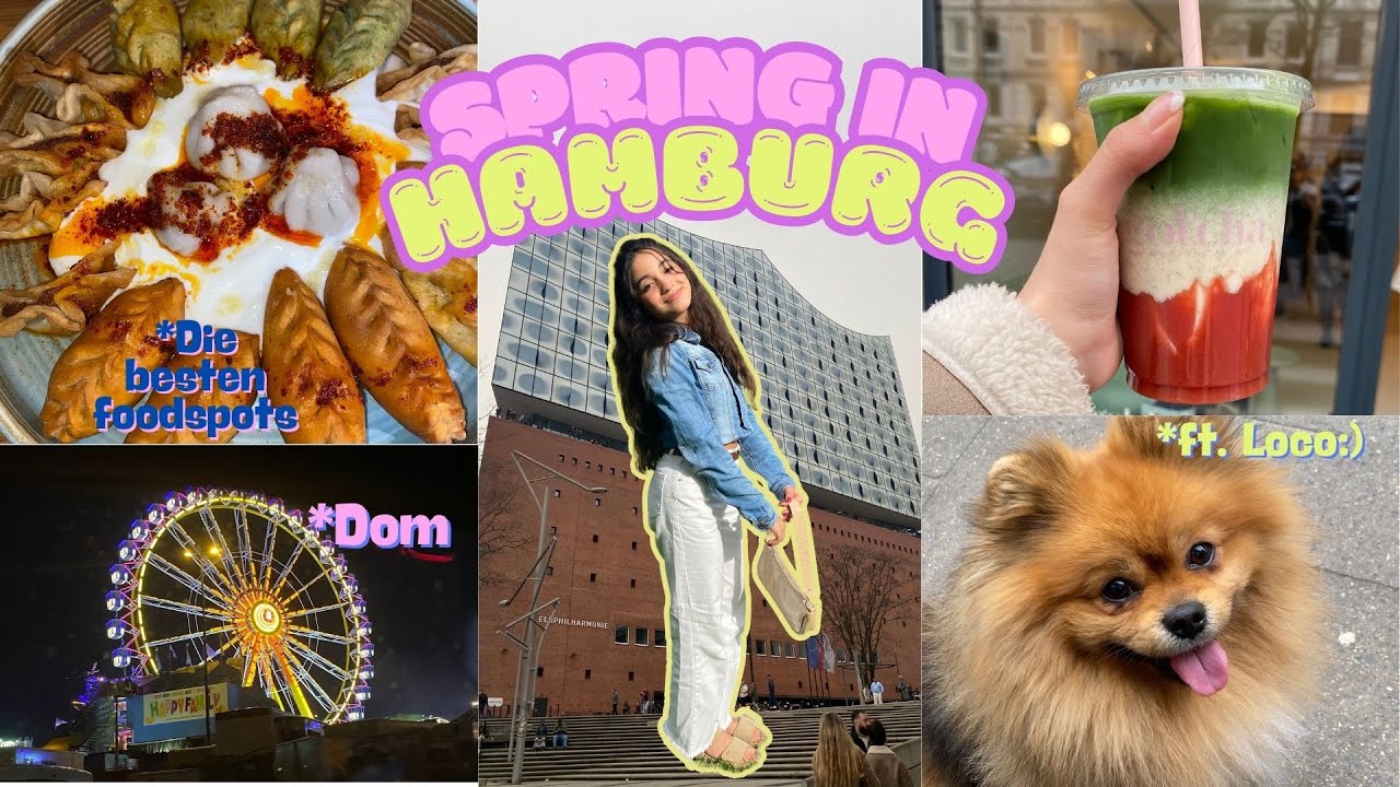 HAMBURG VLOG 🌼 Leckere Foodspots, sightseeing, Dom I Ece Gökcü