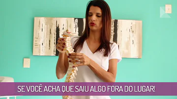 O que acontece quando a vértebra sai do lugar?