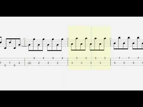 AKB48. 言い訳Maybe  bass tab