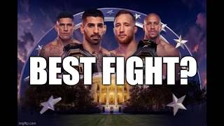 Best Fight on the UFC White House Card?