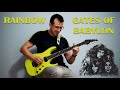 Gates of babylon  ritchie blackmores rainbow  guitar cover by bancika