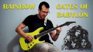Gates of Babylon | Ritchie Blackmore&#39;s Rainbow | Guitar Cover by Bancika