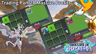 Creatures of Sonaria - Trading part 28 Massive Profits!!!!