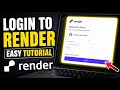 How to login to Render for deploying no-code APIs - Easy Tutorial