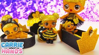 Queen Bee Has a Birthday Bed Slumber Party with Custom Beds
