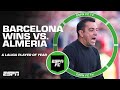 Reaction to Barcelona’s win vs. Almeria   LALIGA Player of the Season Nominees | ESPN FC