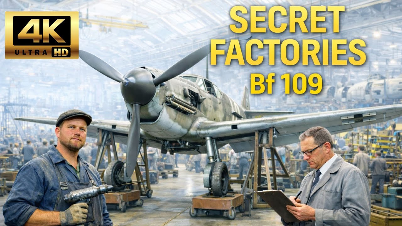 SECRET FACTORIES: The Insane Engineering Behind Messerschmitt Bf 109 Production