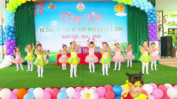 Tiết mục “ Bảy sắc cầu vòng “ - Các bé khối 3 Tuổi