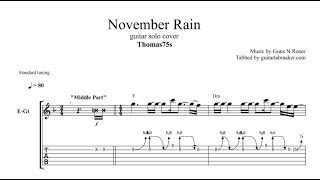 November Rain Solo