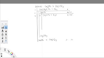 Phi 321 Formal Logic - Predicate Derivations - Practice Equivalence Proof, Part 1