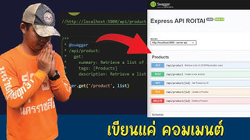 Swagger docjs + ui เขียนคอมเมนต์สำหรับ API REST ใน Nodejs+ExpressJs