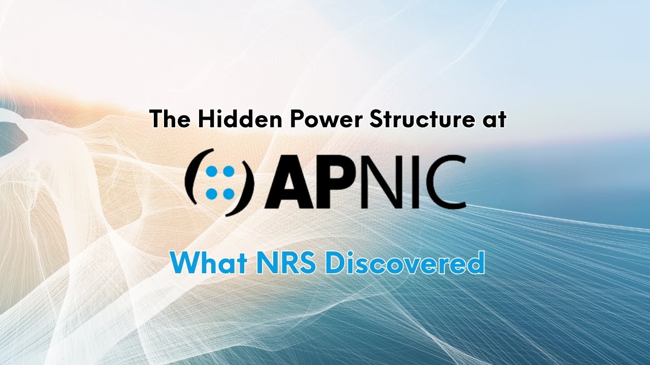 The Hidden Power Structure at APNIC – What NRS Discovered!