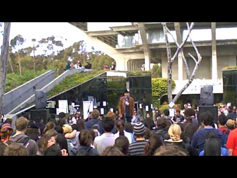 K. Wayne Yang @ March 4 Rally, UCSD