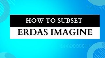 How to subset satellite images in Erdas Imagine