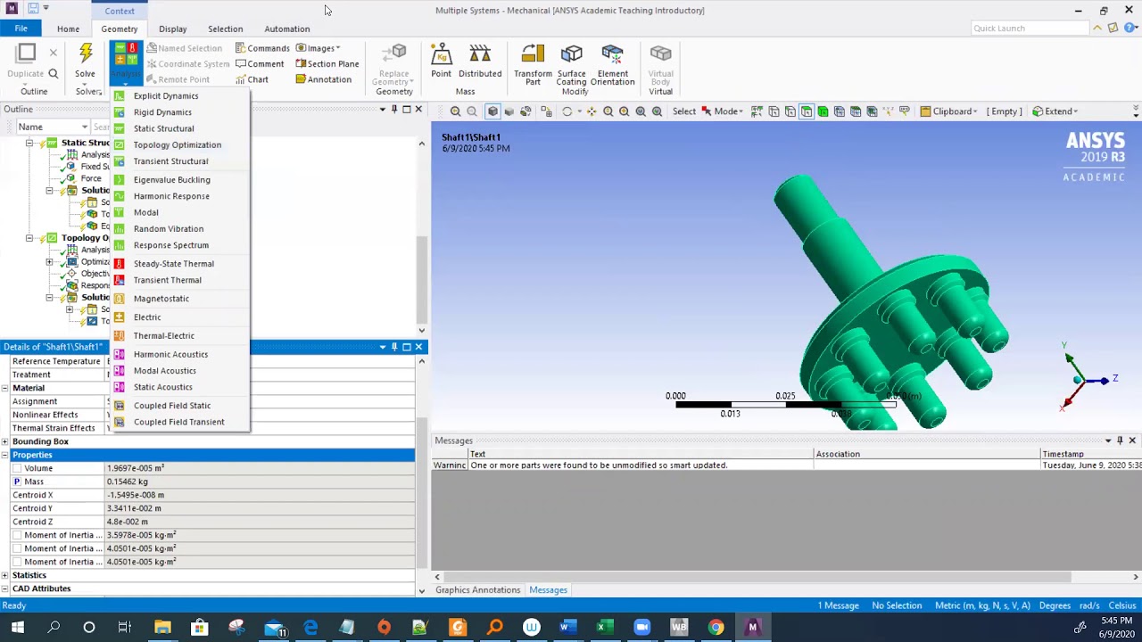 Optimización topológica con ANSYS - YouTube