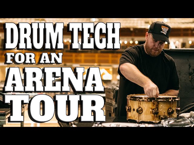 Drum Tech POV | Being a Drum Tech for an Arena Band class=