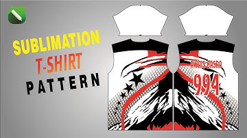 How To Make Sublimation T-Shirts Design And Pattern Fitting In Coreldraw | Awais Graphics