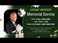 The memorial service for Siphiwe "Dr Mnandi" Mkhonza