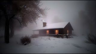 Lone Cabin, Blizzard Sound, Howling Wind, Snowstorm , Snow Ambience, Deep Sleep, Relaxation, ASMR
