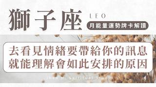 【獅子座】去看見情緒要帶給你的訊息 就能理解會如此安排的原因｜月能量運勢｜#塔羅占卜 #運勢 #星座 screenshot 4