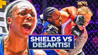 BRUTAL No Comms Fight!! | Claressa Shields v Kelsey DeSantis | Full Fight | PFL vs Bellator