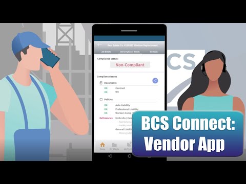 BCS CONNECT: VENDOR APP
