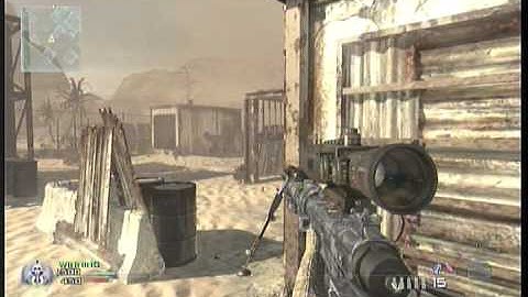 MW2 1v1 quick scope