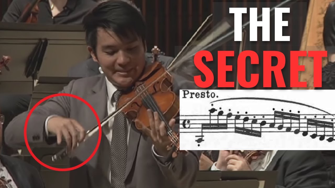 Изучите технику стаккато смычком вверх за 1 упражнение