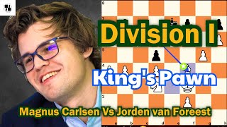 EPIC Showdown: Magnus Carlsen Dominates Jorden van Foreest On Division I 2023! 😱🔥