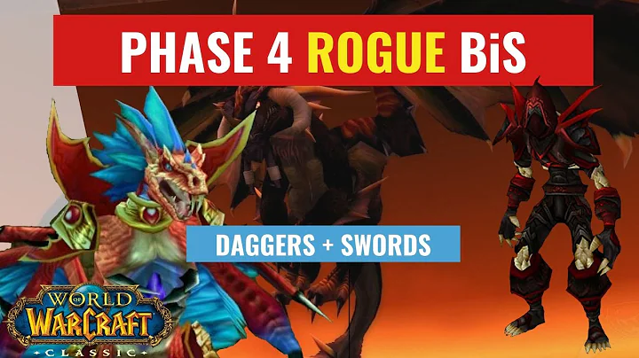 WoW Classic - Phase 4 Rogue BiS Gear - Daggers and Swords!!