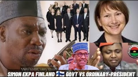 How Simon Ekpa Demolished Ordinary-President+Buhari as Finland Finally Released Video Backing Simon
