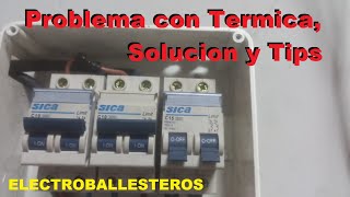 PROBLEMA DE SOBRECONSUMO EN TERMICA *INTERRUPCION DEL CIRCUITO* + TIPS