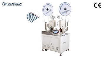 EASTONTECH EW-22D Automatic Double Heads Plastic Shell Terminal Crimping and Twisting Machine