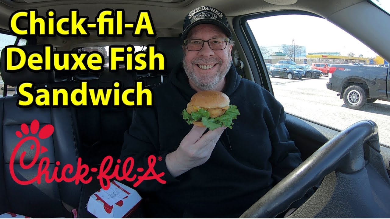 ChickfilA® Deluxe Fish Sandwich 🍔🐟 👀 Taste Test & Review