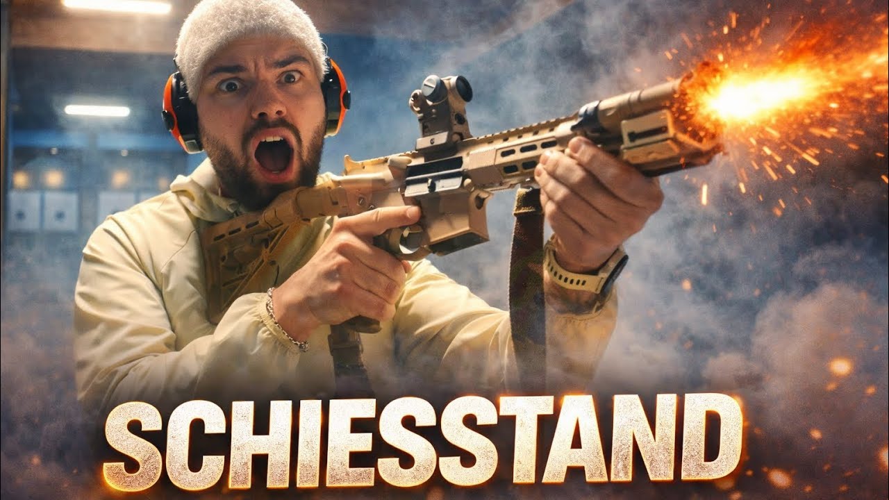 Mein erstes Mal beim Schießstand💥🚨