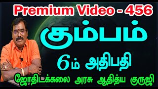 6th Lord (Aquarius) - 6ம் அதிபதி எப்போது நன்மை? கும்பம் -TRAILER - 456 #adityaguruji