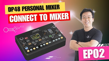 Midas DP48 Personal Mixer Tutorial 02 - Connect to Mixer