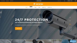 Security Responsive Shopify Theme by RockThemes Website Template - 62168