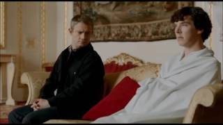 SHERLOCK BED SHEET SCENE