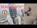 Near death experiences near death captured by gopro and camera
