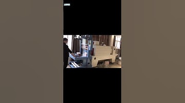 Automatic labeling machine bottle sleeve packing machine testing video