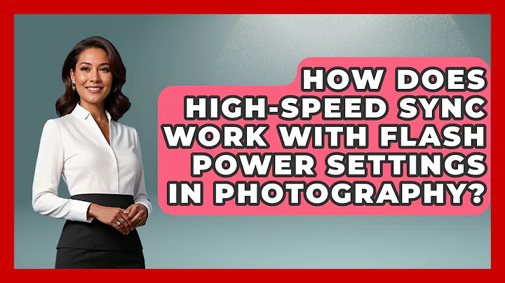 How Does High-Speed Sync Work With Flash Power Settings In Photography? - Image Review Studio