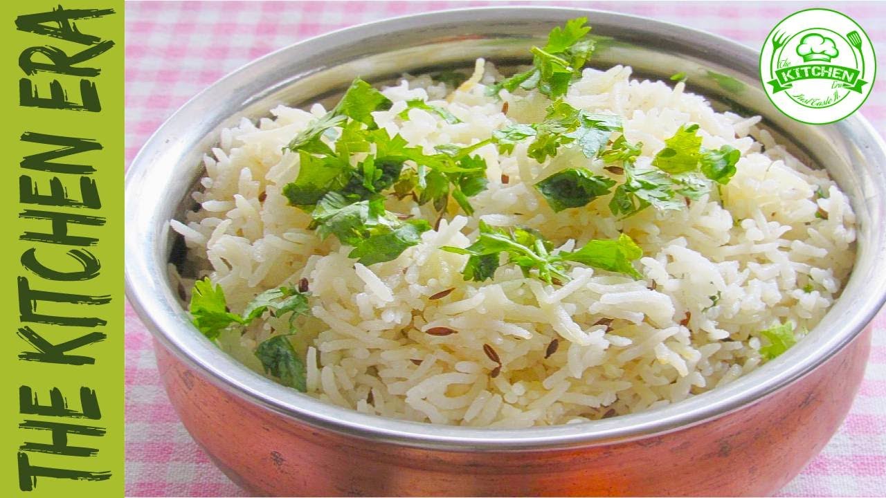 Jeera Rice Recipe Jeera Pulao Recipe Steamed Zeera Rice YouTube