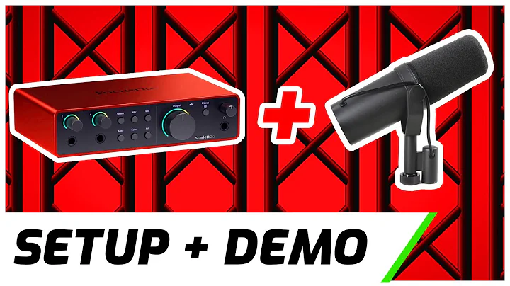 Focusrite Scarlett 2i2 & Shure SM7B | Setup & Demo